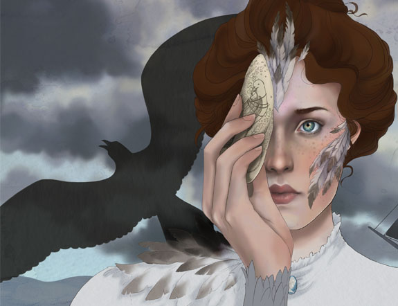 The Scrimshaw and the Scream by Kate Hall (illustrated by K.A. King)