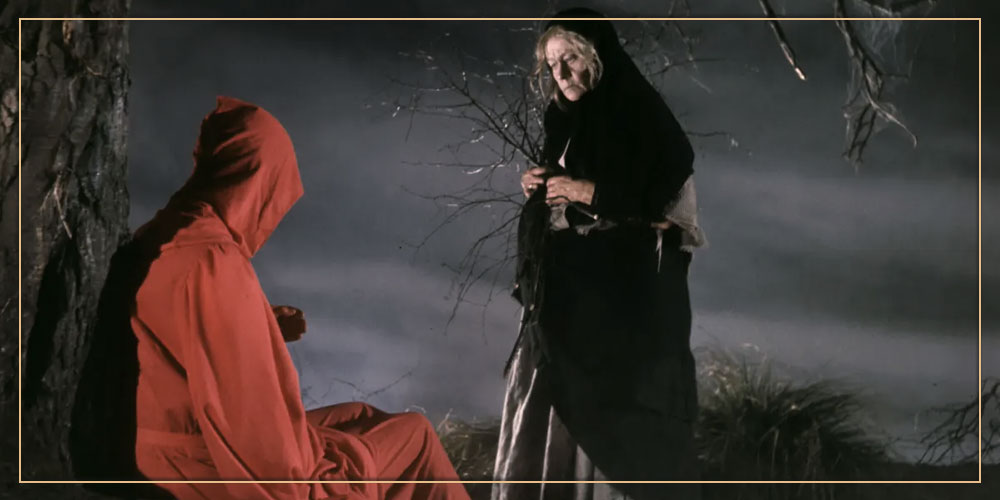 a screen capture from The Masque of the Red Death (1964 film)
